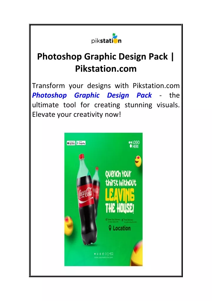 photoshop graphic design pack pikstation com