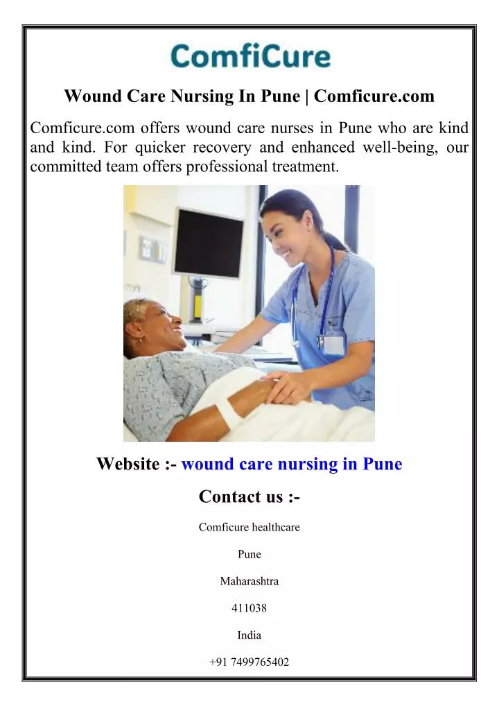 wound care nursing in pune comficure com