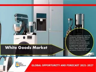 White Goods Market Size, 2021-2027