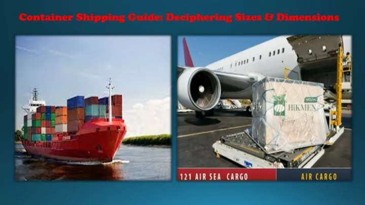 container shipping guide deciphering sizes