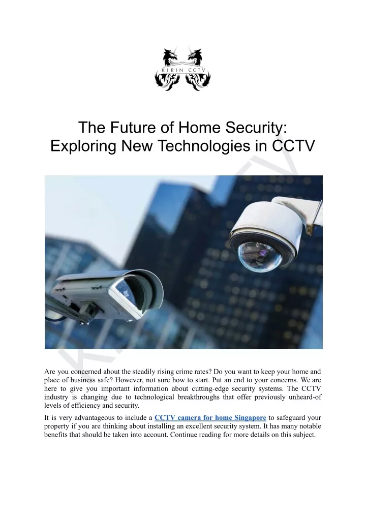 the future of home security exploring