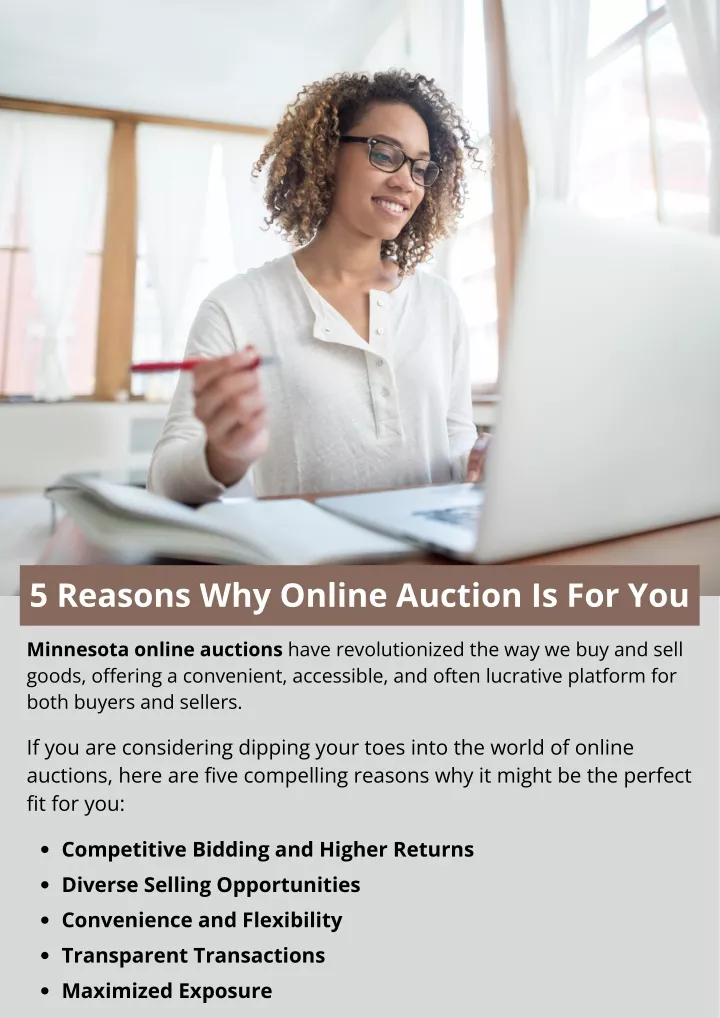 5 reasons why online auction is for you