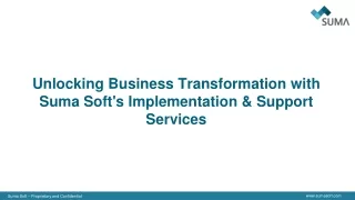 Implementation & Support Services