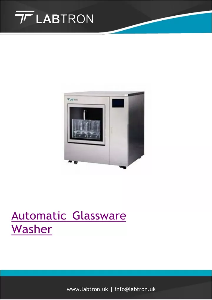 automatic glassware washer