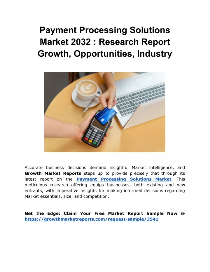 payment processing solutions market 2032 research