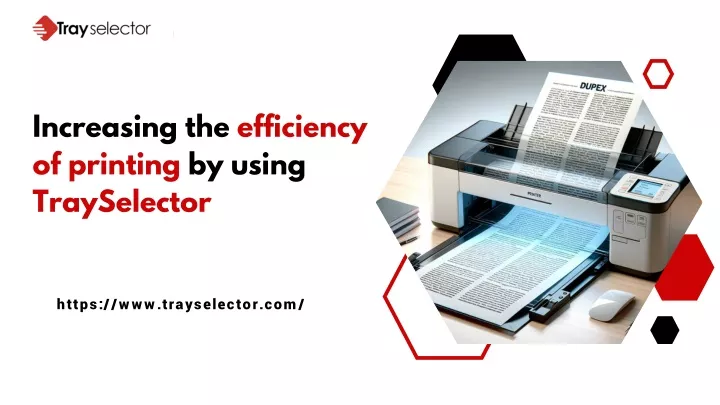 increasing the efficiency of printing by using
