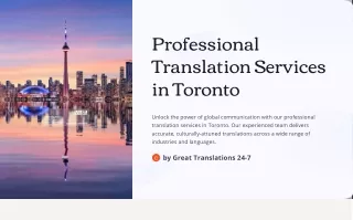 Transform Your Communication: Premier Translation Services in Toronto