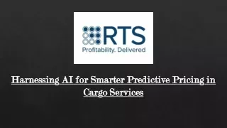 harnessing ai for smarter predictive pricing