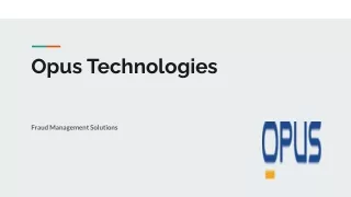 opus technologies