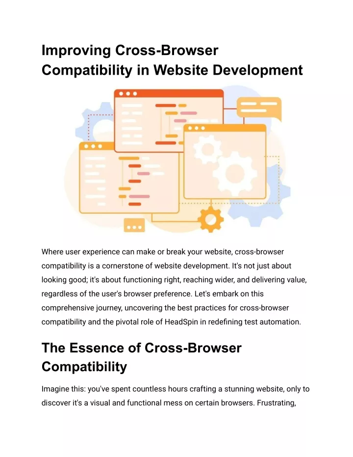improving cross browser compatibility in website