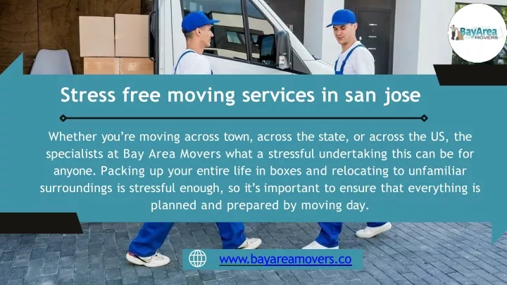 stress free moving services in san jose