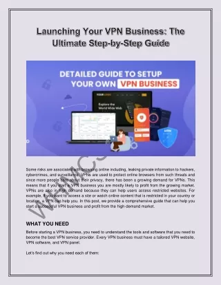 Launching Your VPN Business_ The Ultimate Step-by-Step Guide