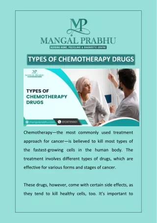 TYPES OF CHEMOTHERAPY DRUGS