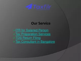 ITR for Salaried Person