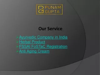 Ayurvedic Company in India