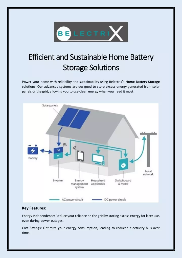 efficient and sustainable home battery efficient