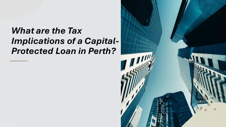 what are the tax implications of a capital