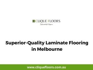Superior-Quality Laminate Flooring in Melbourne