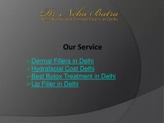 Best Botox Treatment in Delhi