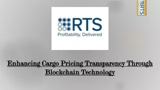 enhancing cargo pricing transparency through