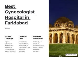 Best-Gynecologist-Hospital-in-Faridabad