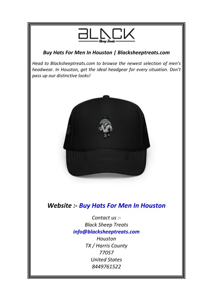 buy hats for men in houston blacksheeptreats com