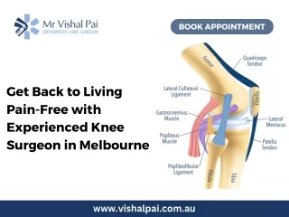 Get Back to Living Pain-Free with Experienced Knee Surgeon in Melbourne