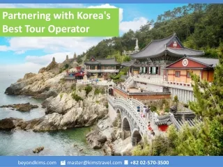 Partnering with Korea's Best Tour Operator