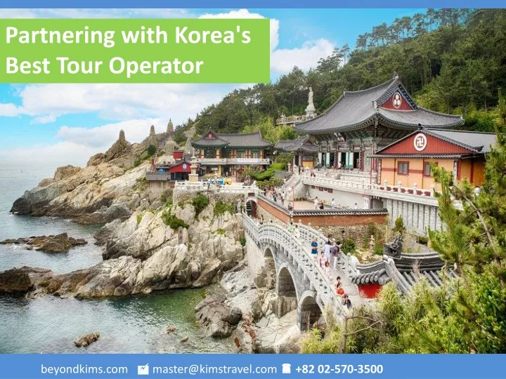 partnering with korea s best tour operator