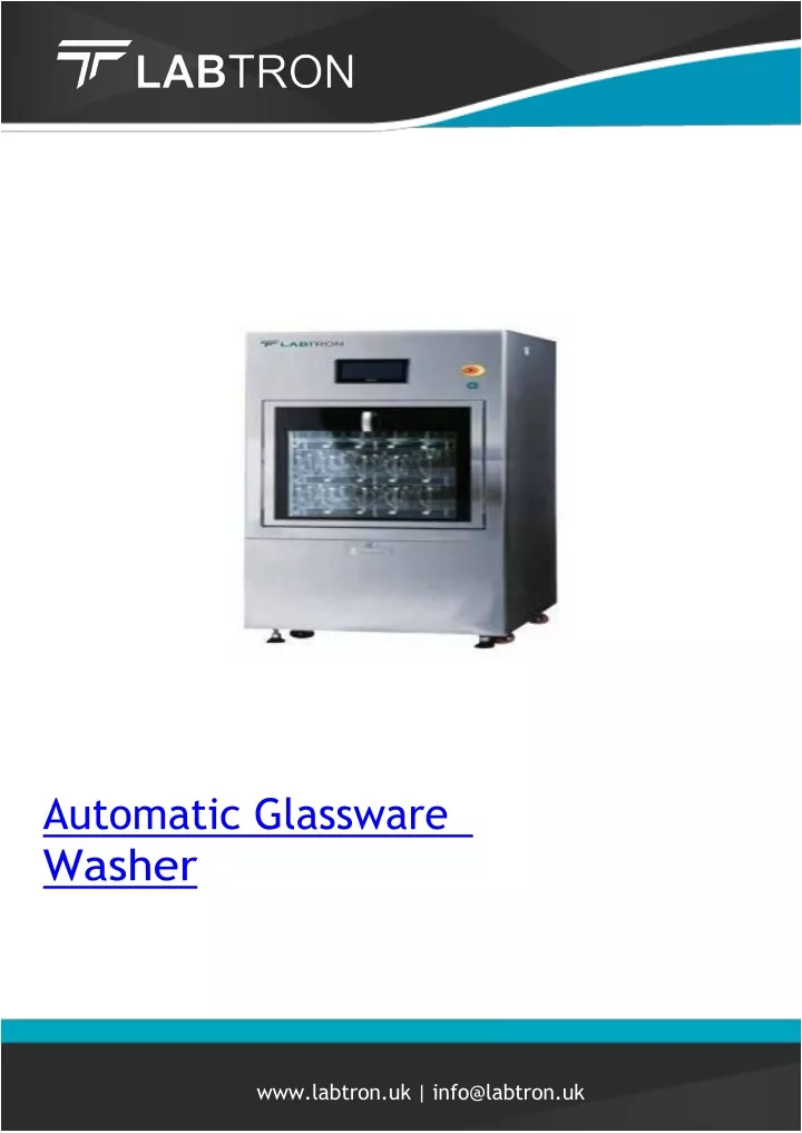 automatic glassware washer