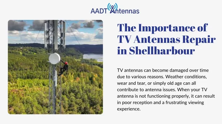 the importance of tv antennas repair