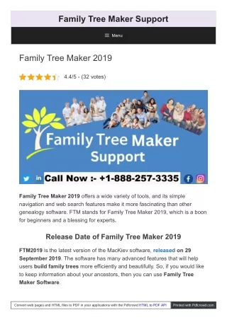 Family Tree Maker 2019