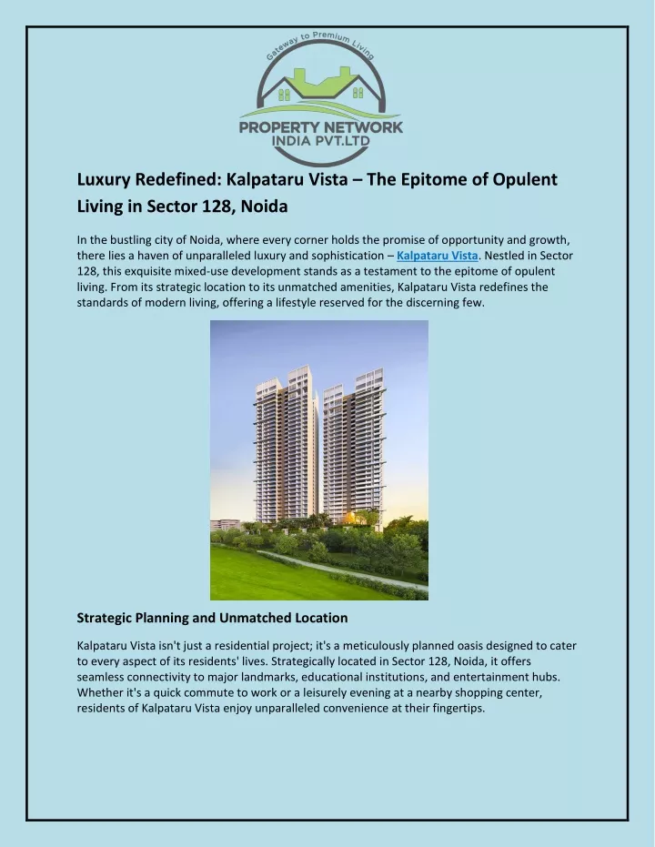 luxury redefined kalpataru vista the epitome