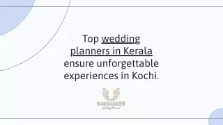 Let Us Make Your Kerala Wedding Perfect