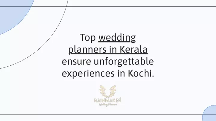 top wedding planners in kerala ensure