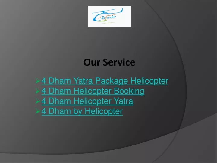 our service