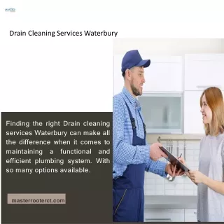 Drain Cleaning Services Waterbury