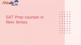 SAT Prep courses in New Jersey