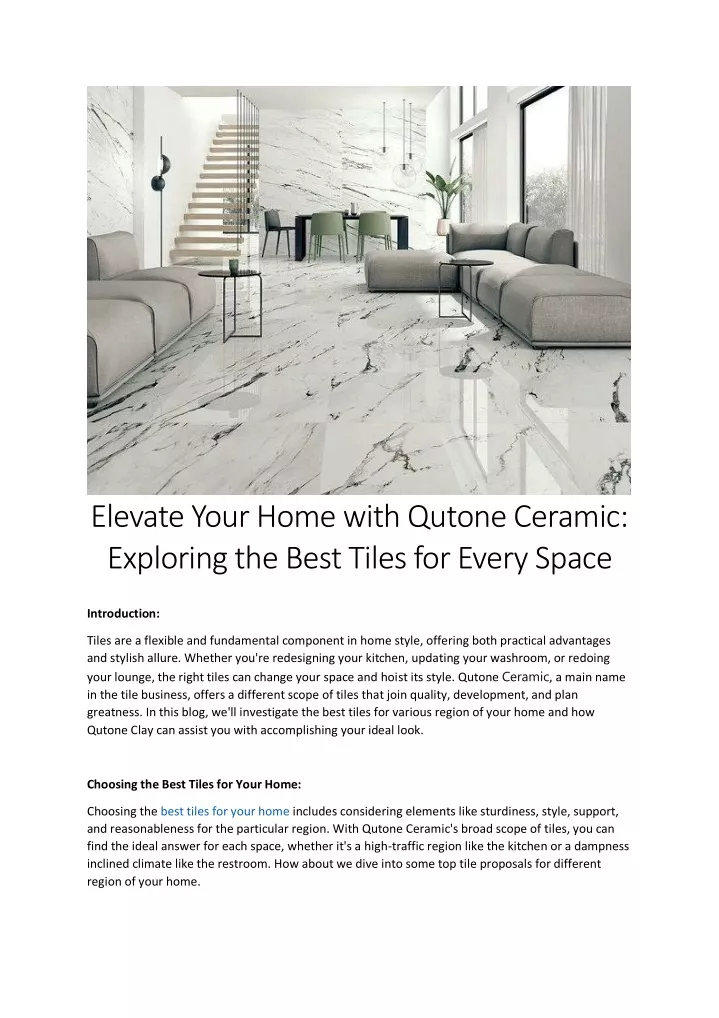 elevate your home with qutone ceramic exploring