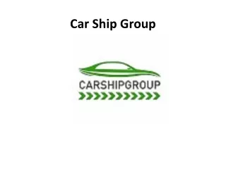 Car Ship Group