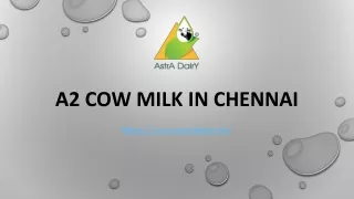 A2 Cow milk in Chennai