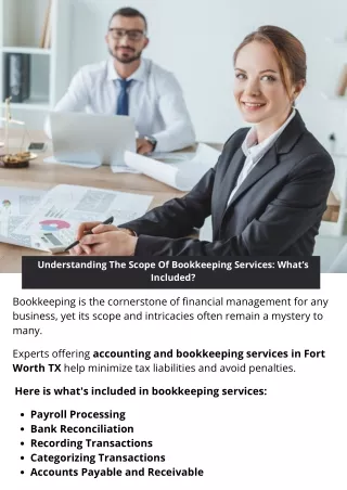 Understanding The Scope Of Bookkeeping Services: What’s Included?