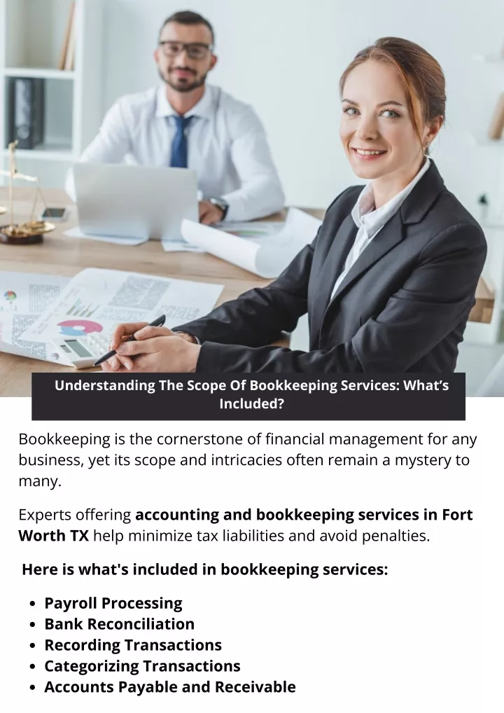 understanding the scope of bookkeeping services