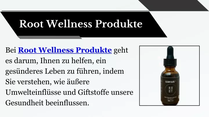 root wellness produkte