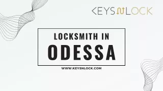 Keysnlock Locksmith in Odessa