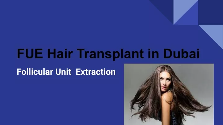 fue hair transplant in dubai