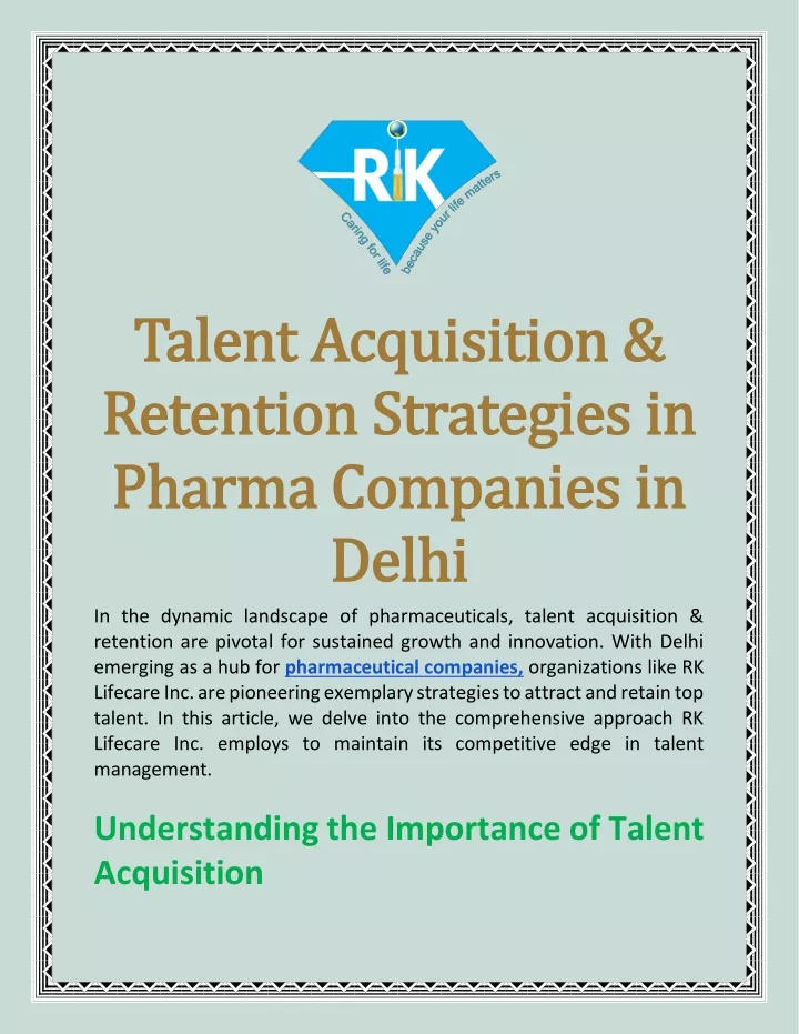 talent acquisition talent acquisition retention