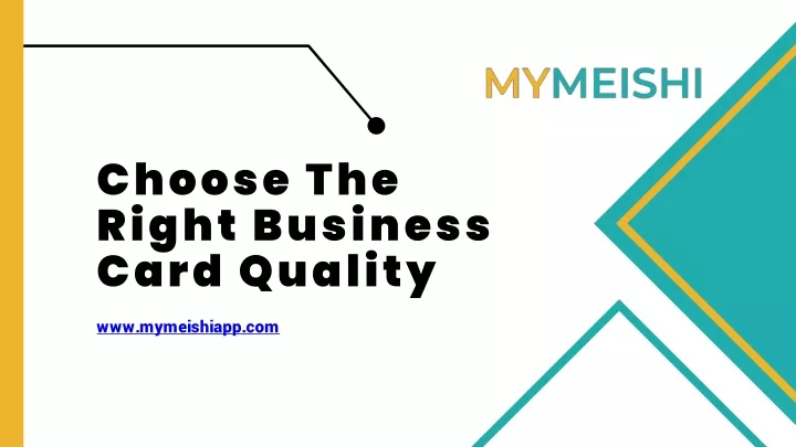 choose the right business card quality