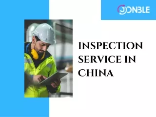 Inspection Service In China