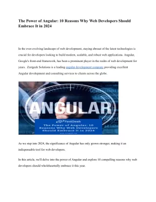 The Power of Angular_ 10 Reasons Why Web Developers Should Embrace It in 2024